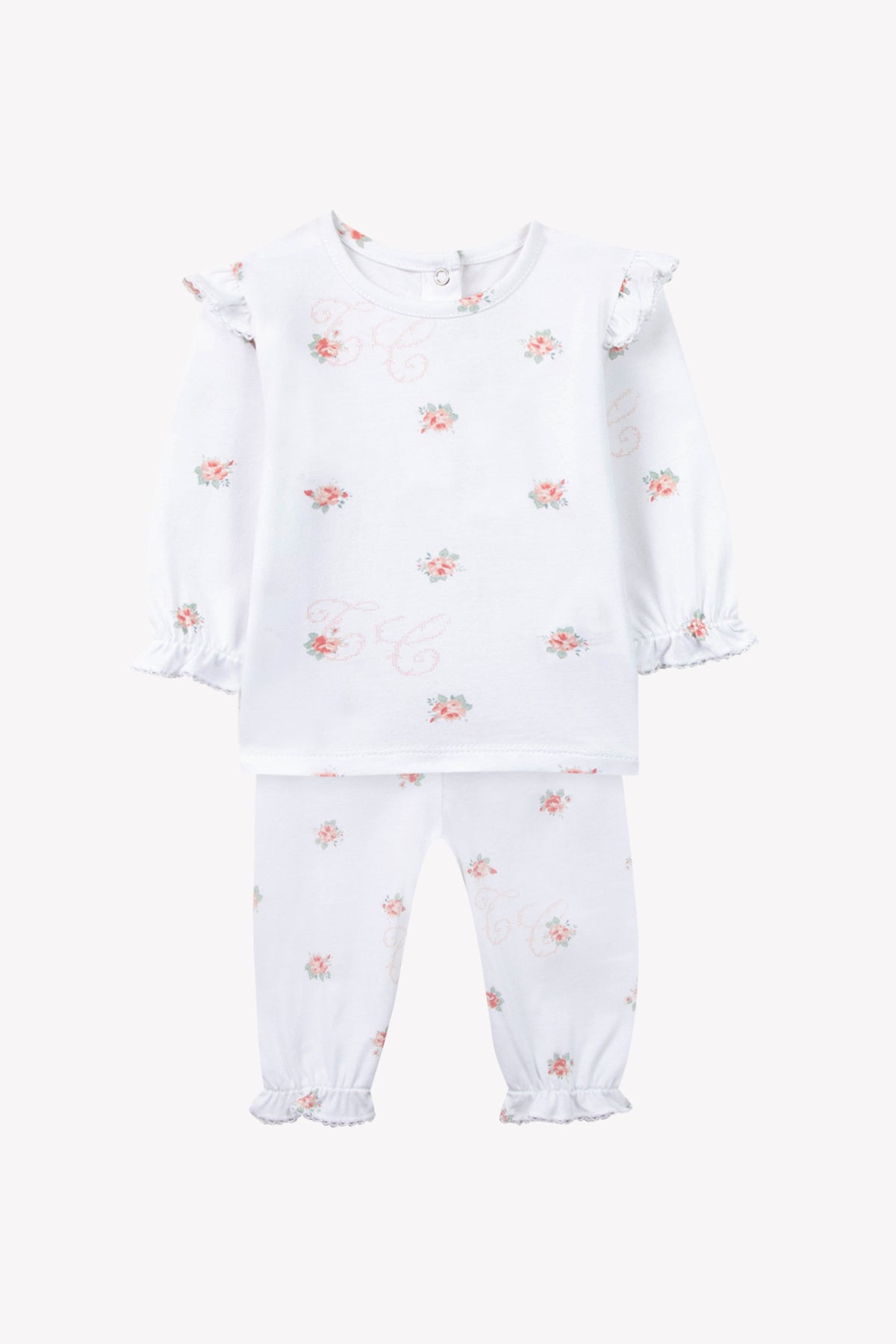 Body - Rose pâle col broderie anglaise