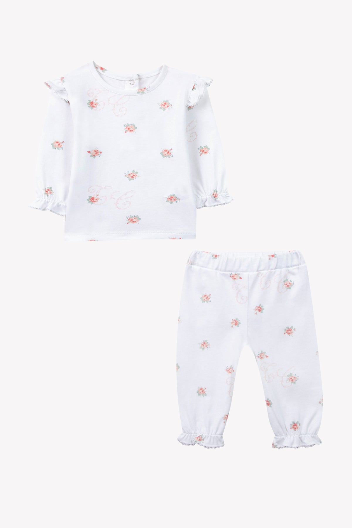 Body - Rose pâle col broderie anglaise