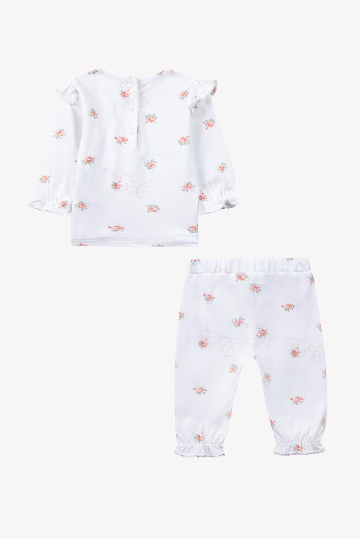 Body - Rose pâle col broderie anglaise