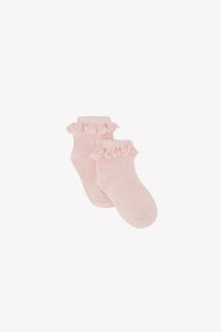 Bob Baby Jardin d'éte en lin - Rose Moyen