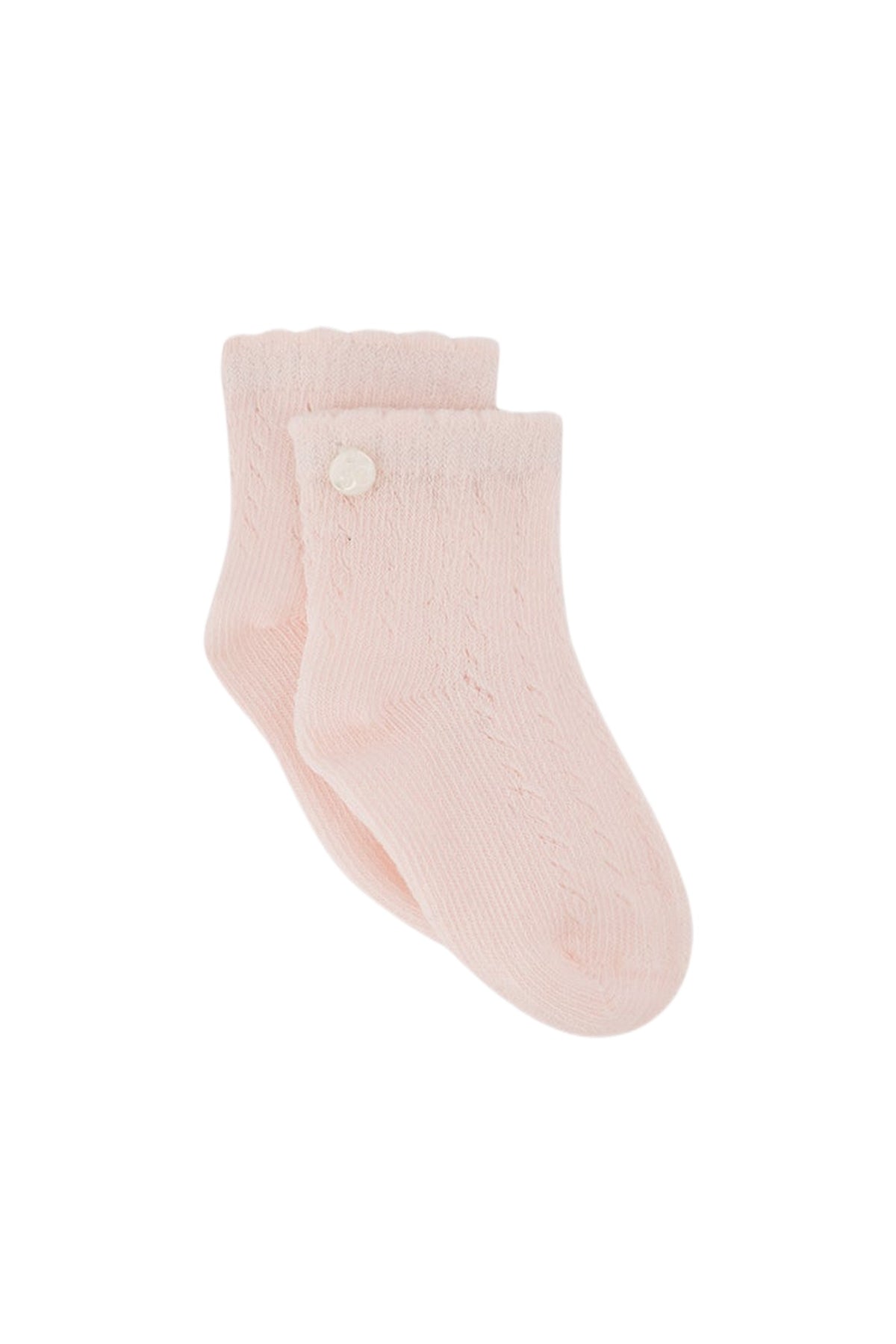 Bandeau Baby Jardin d'éte en lin - Rose Moyen