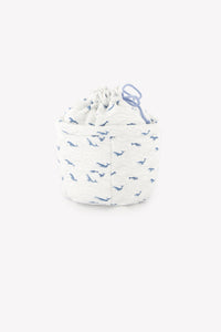 Bandeau Baby Jardin d'éte en lin - Rose Moyen