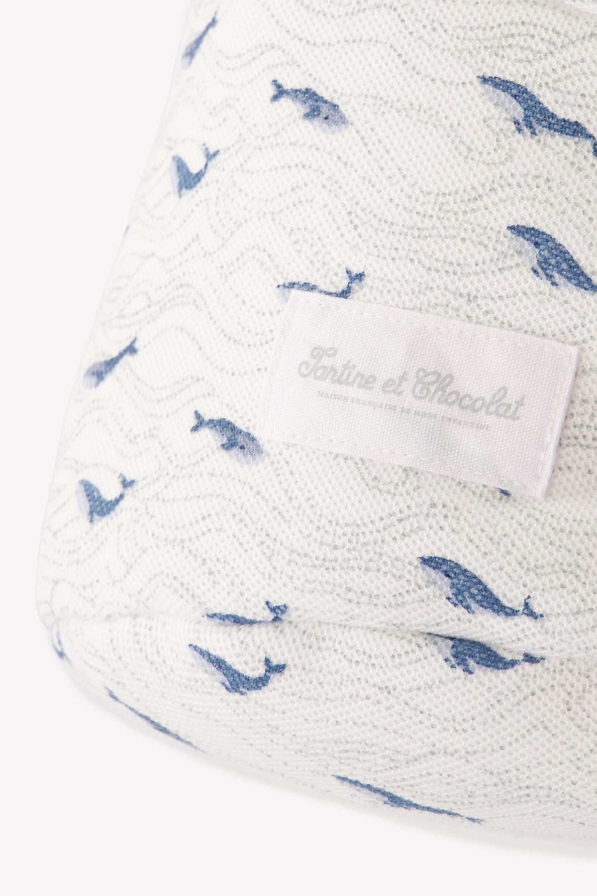 Bandeau Baby Jardin d'éte en lin - Rose Moyen