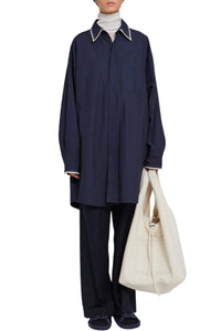 Blouse Cab coupe oversize - Indigo