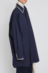 Blouse Cab coupe oversize - Indigo