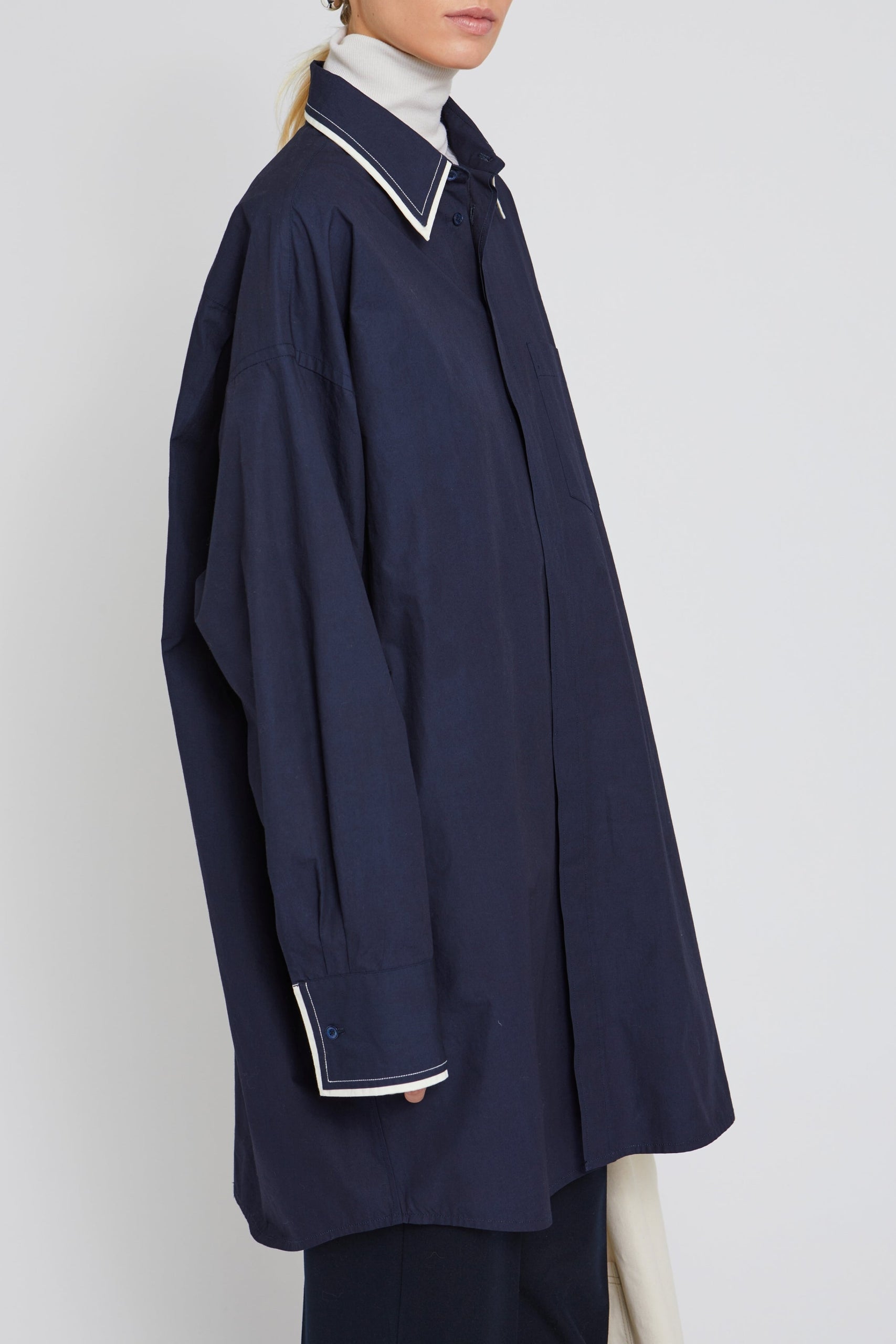 Blouse Cab coupe oversize - Indigo