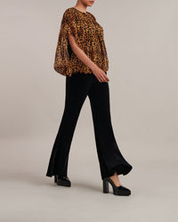 Blouse Cabaret en soie - Black