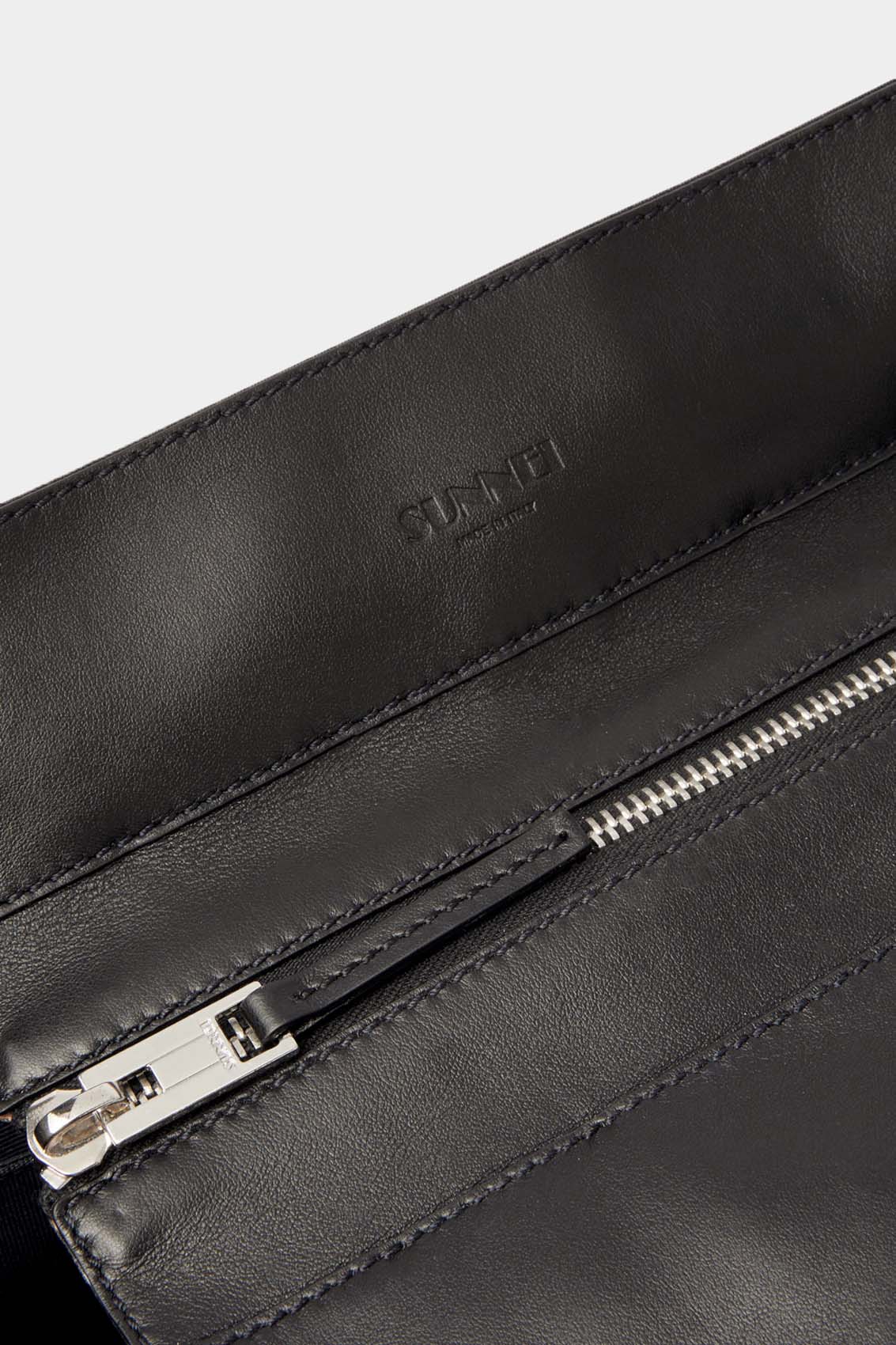 Small parallelepiped canvas messenger bag - Charcoal