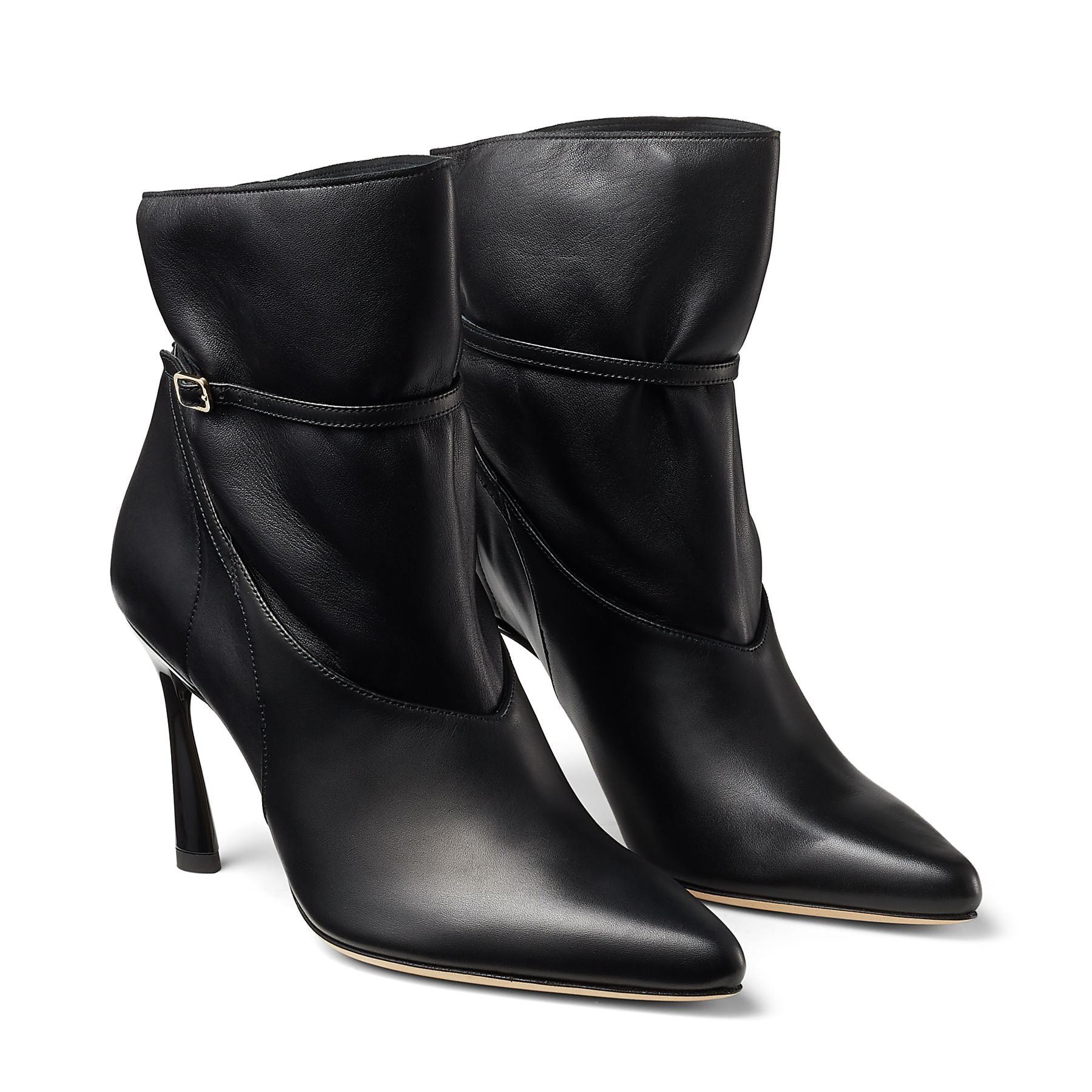 Bottines Cacia 85 en cuir - Black Intense