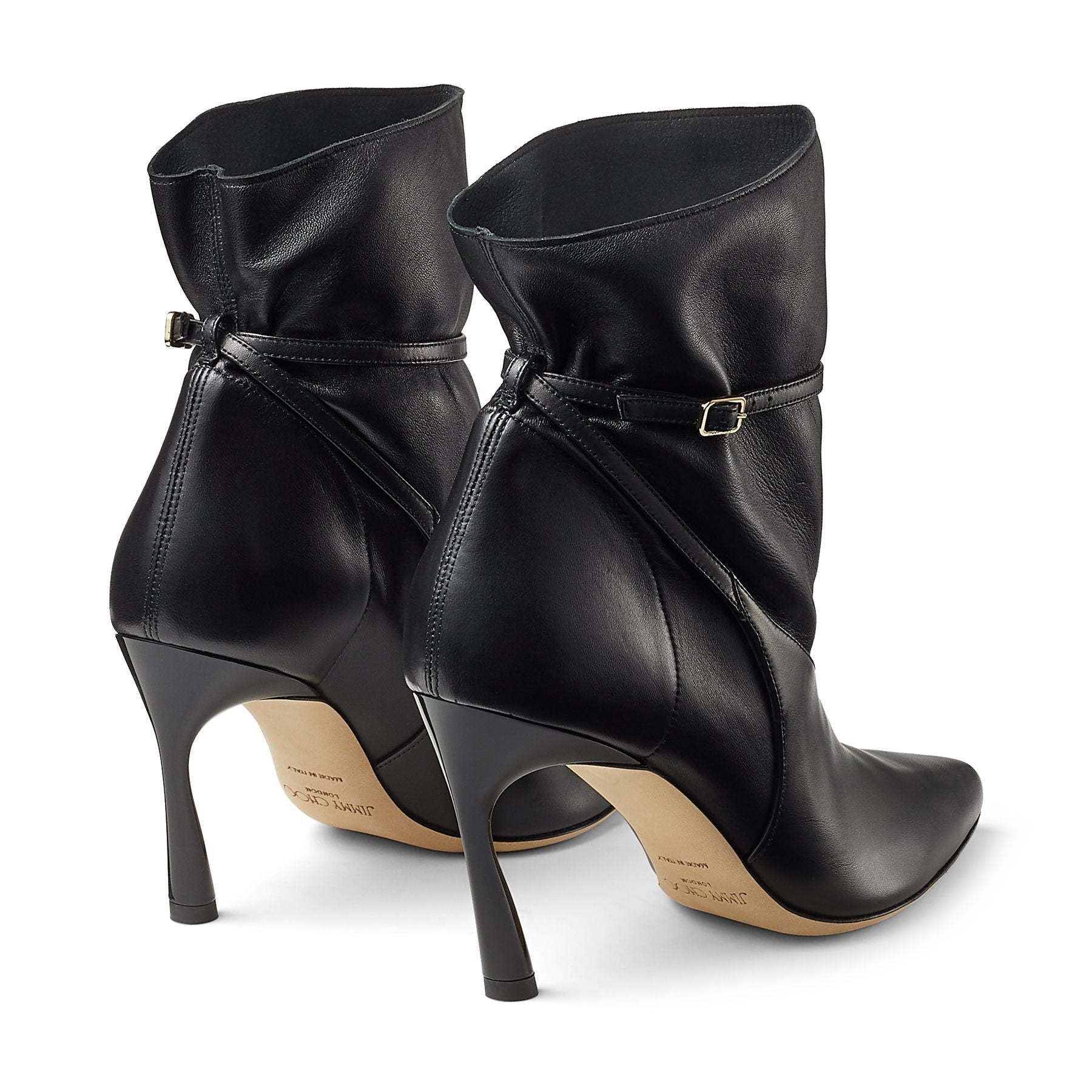 Bottines Cacia 85 en cuir - Black Intense