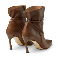 Cacia 85 leather ankle boots - Clove
