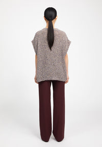Pantalon évasé Caleb - Bordeaux