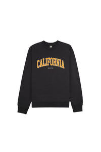 California Crewneck - Faded Black & Gold