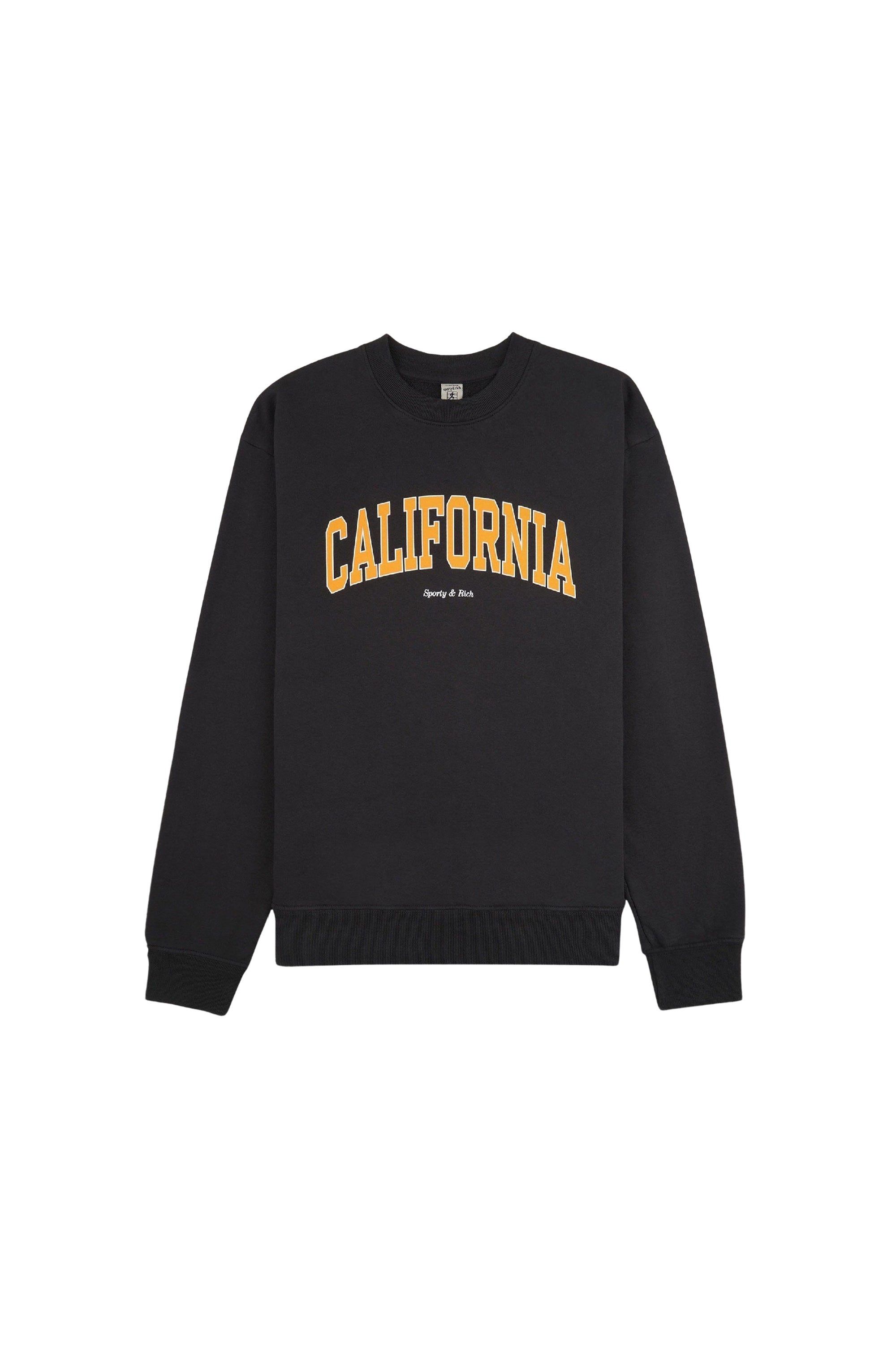 Sweatshirt California imprimé - Faded Black