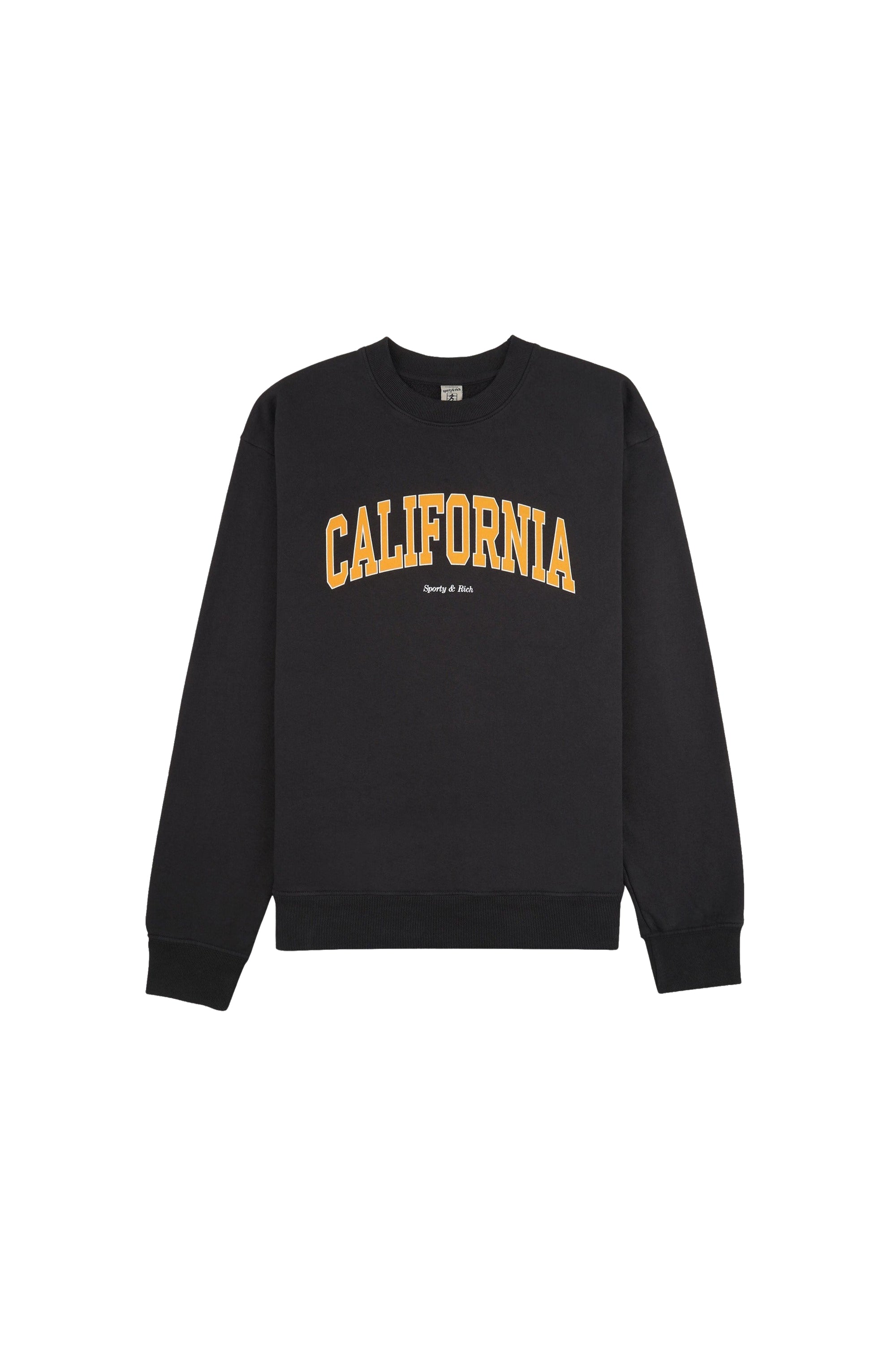 Pull à col rond California - Noir & Gold