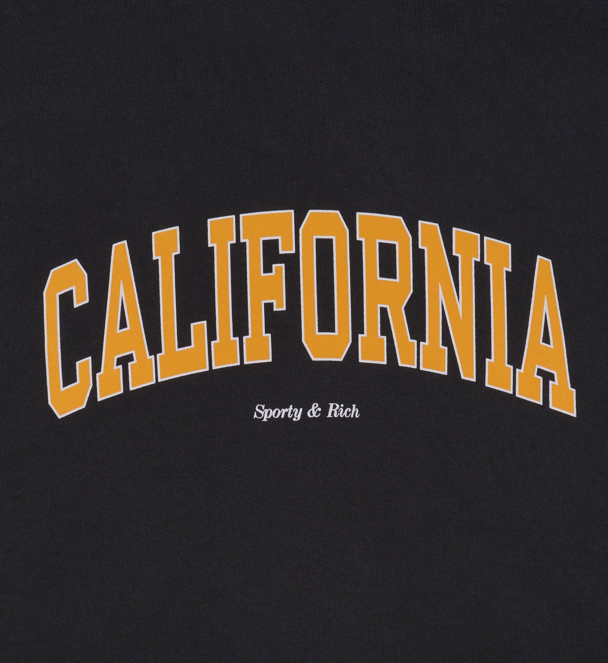 California Crewneck - Faded Black & Gold