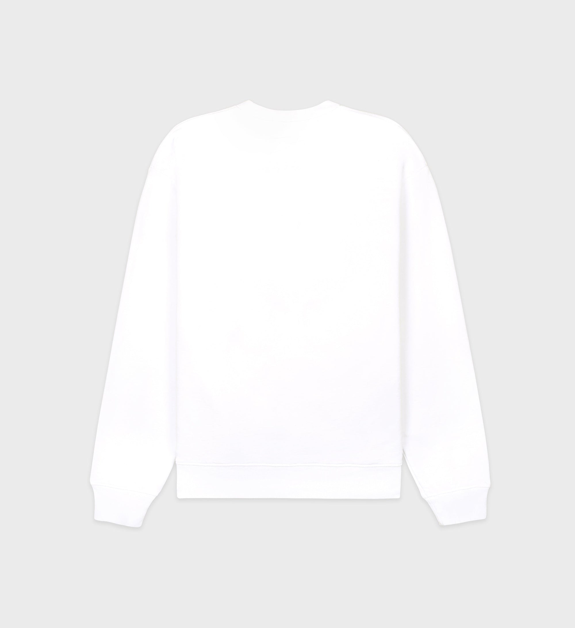 Sweatshirt California à col rond imprimé - White
