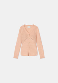 Cardigan Cambio à détails brodés - Apricot