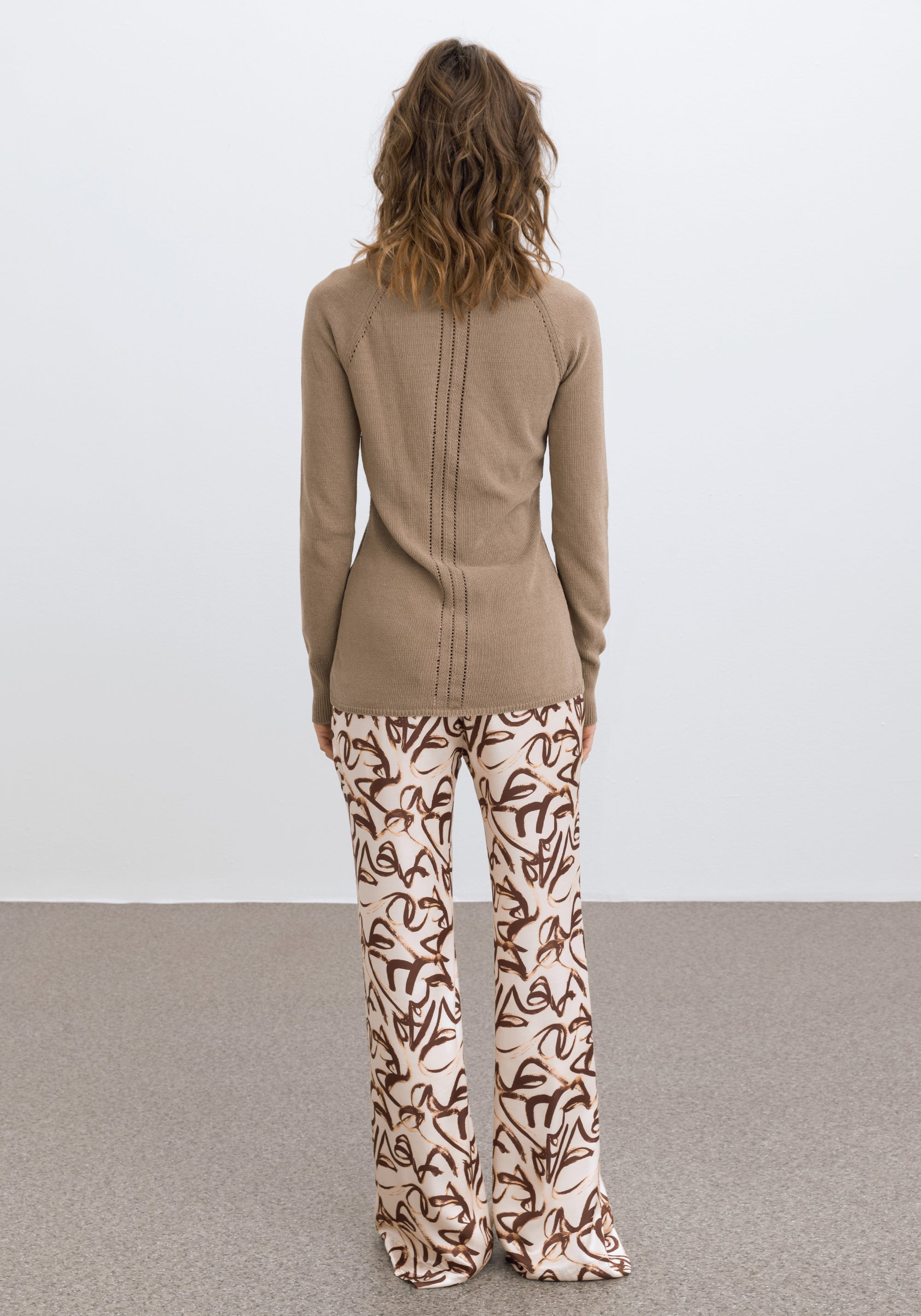 Cambio cardigan with embroidered details - Truffle