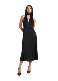 Robe longue Camilla - Noir