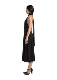 Robe longue Camilla - Noir