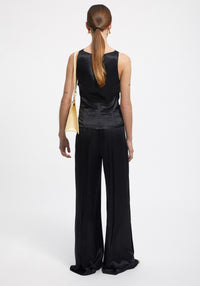 Blouse Camille à col bénitier - Black