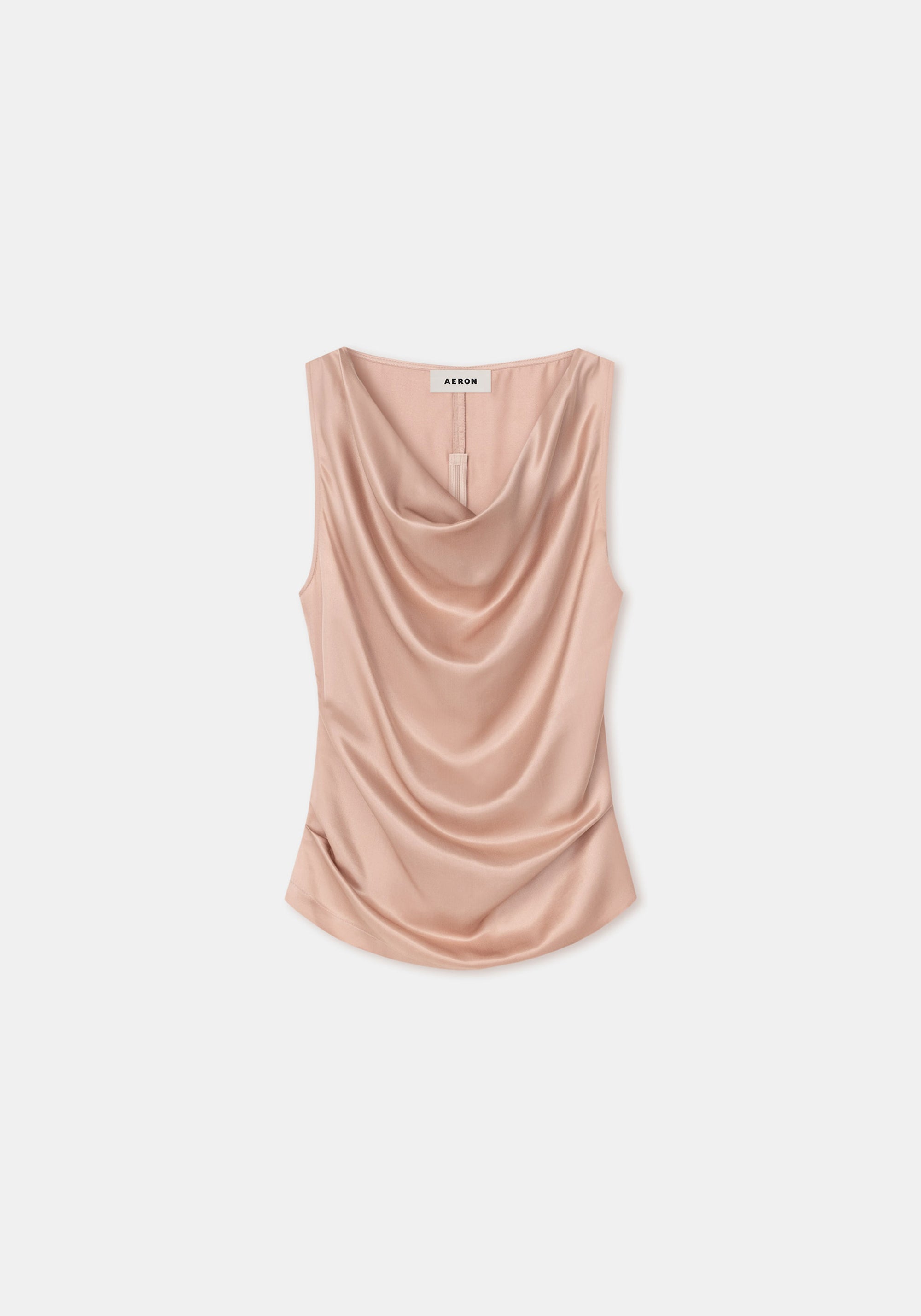 Blouse Camille à col bénitier - Pale Rose
