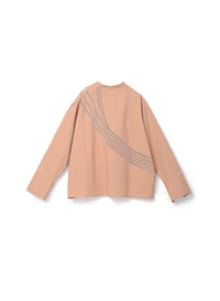 Blouse Campus à manches longues - Latte