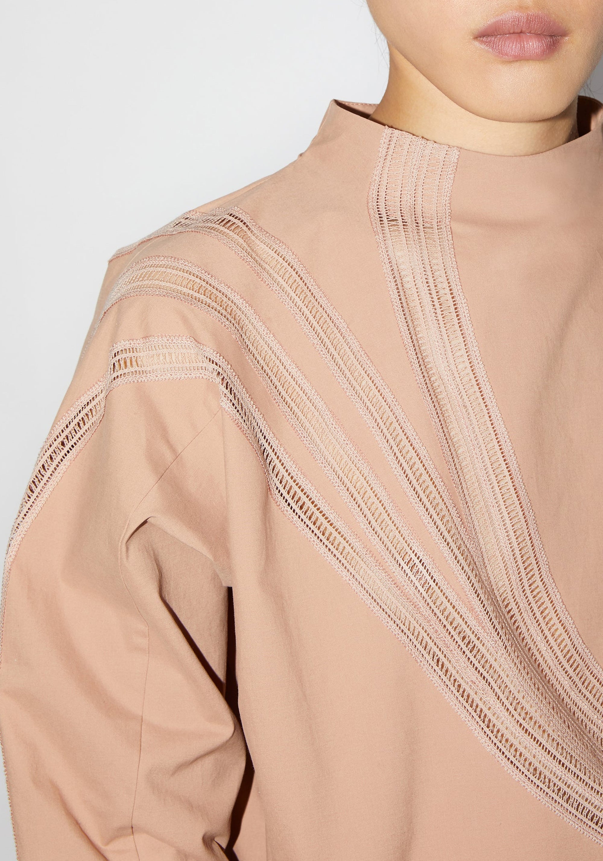 Blouse Campus à manches longues - Latte