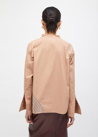 Blouse Campus à manches longues - Latte
