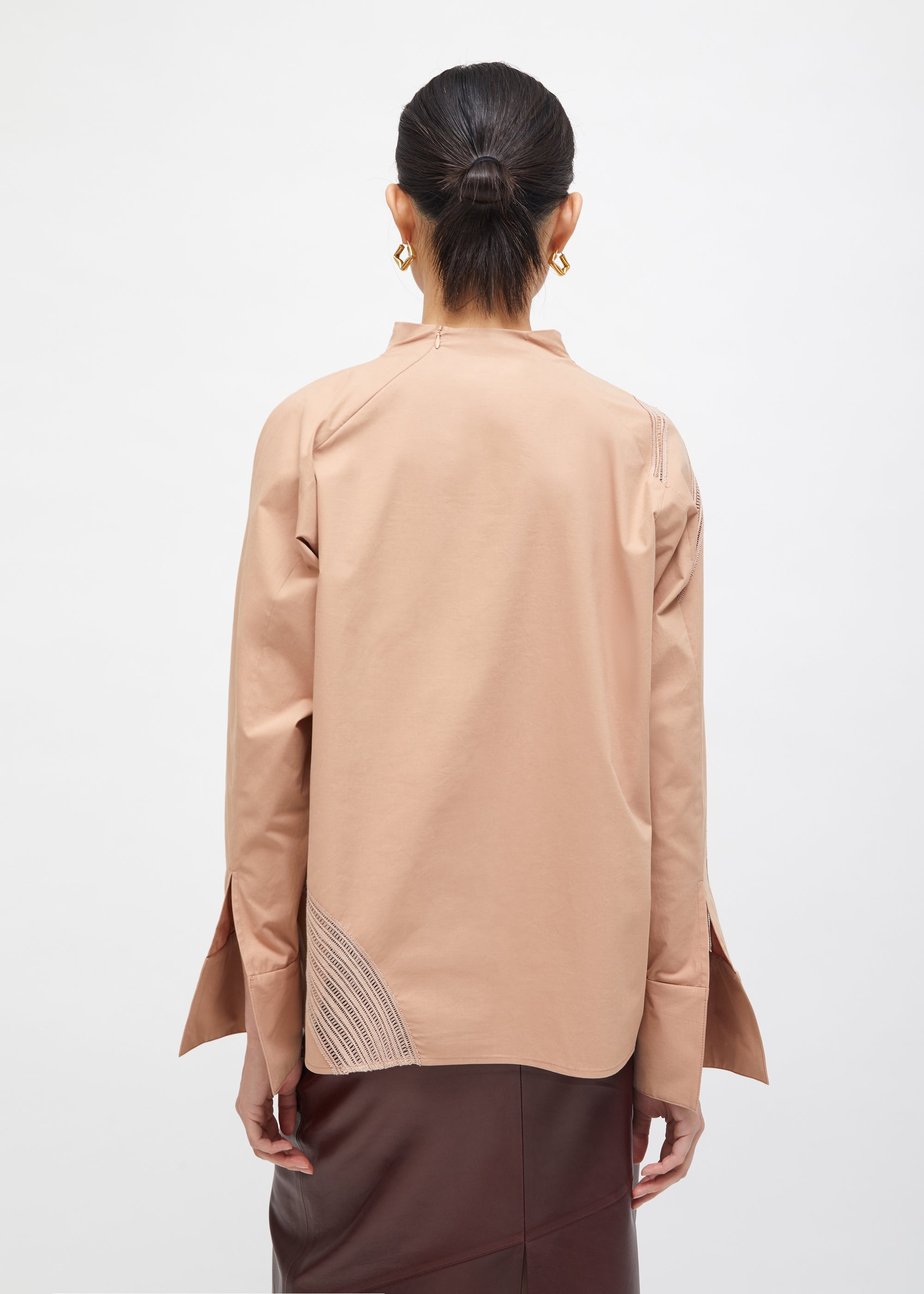 Blouse Campus à manches longues - Latte