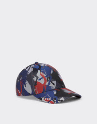 Casquette de baseball unisexe avec Cheval cabré - Rosso Corsa