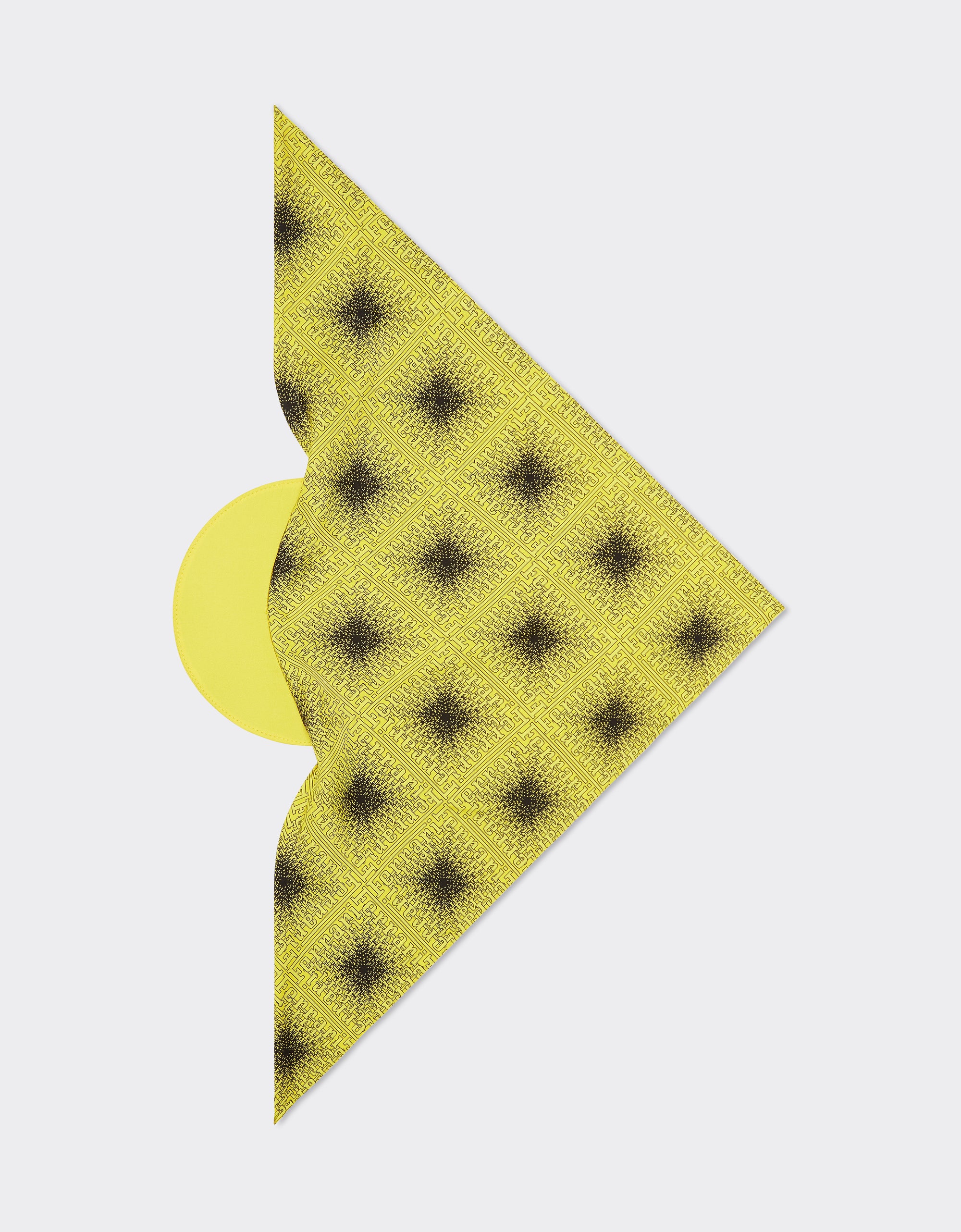 Casquette unisexe avec motif carreaux en soie - Giallo Modena