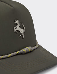 Casquette trucker unisexe avec Cheval cabré - Grigio