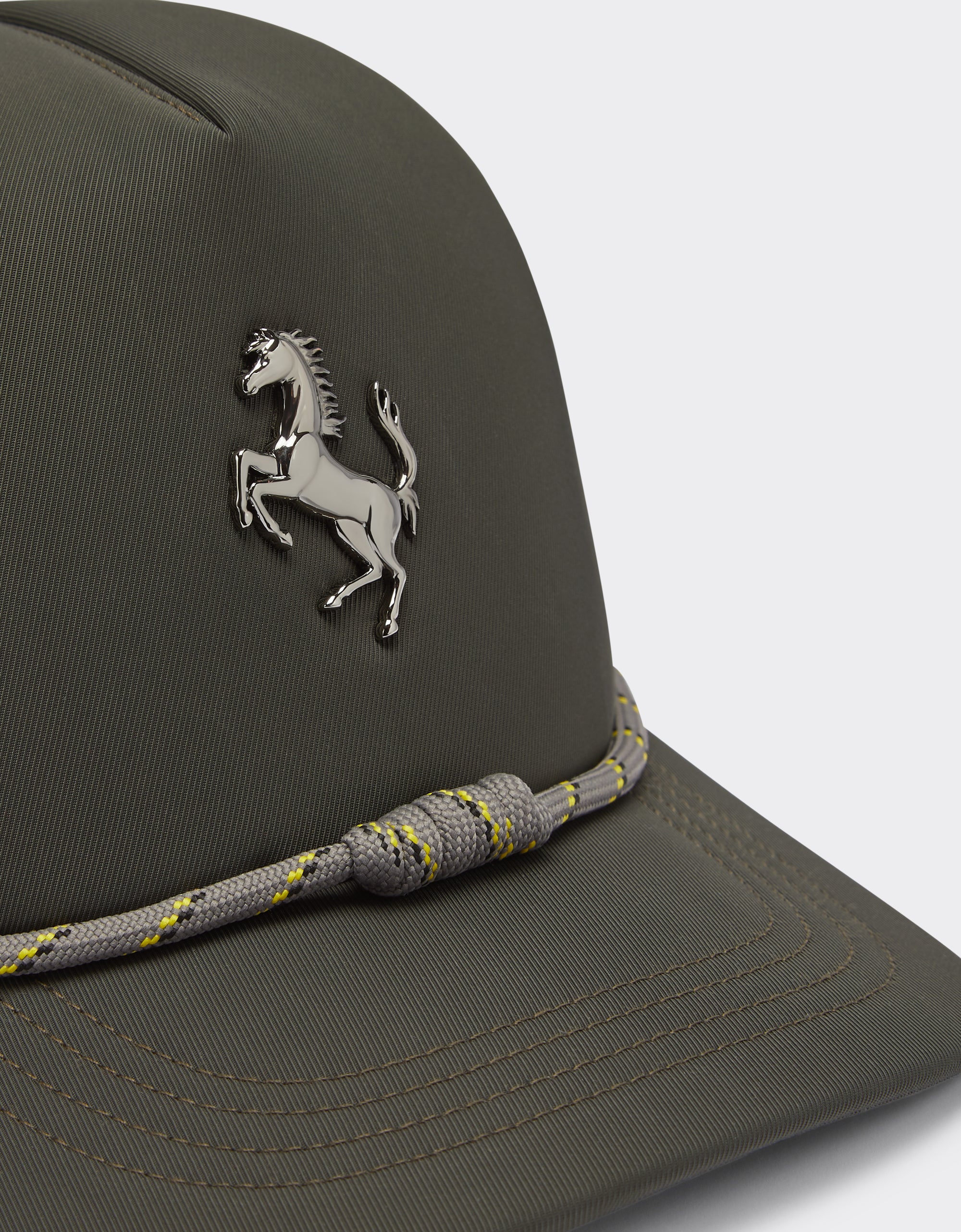 Casquette trucker unisexe avec Cheval cabré - Grigio