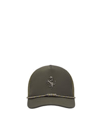Casquette trucker unisexe avec Cheval cabré - Grigio
