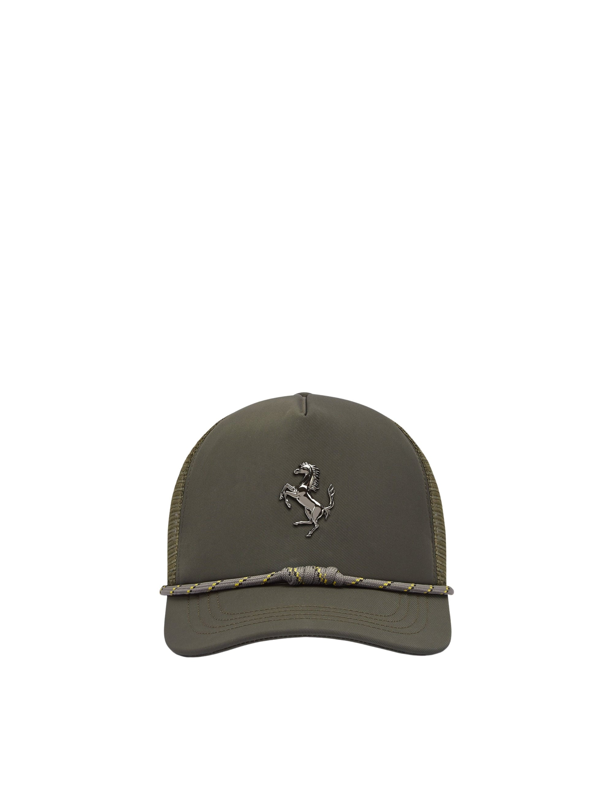 Casquette trucker unisexe avec Cheval cabré - Grigio