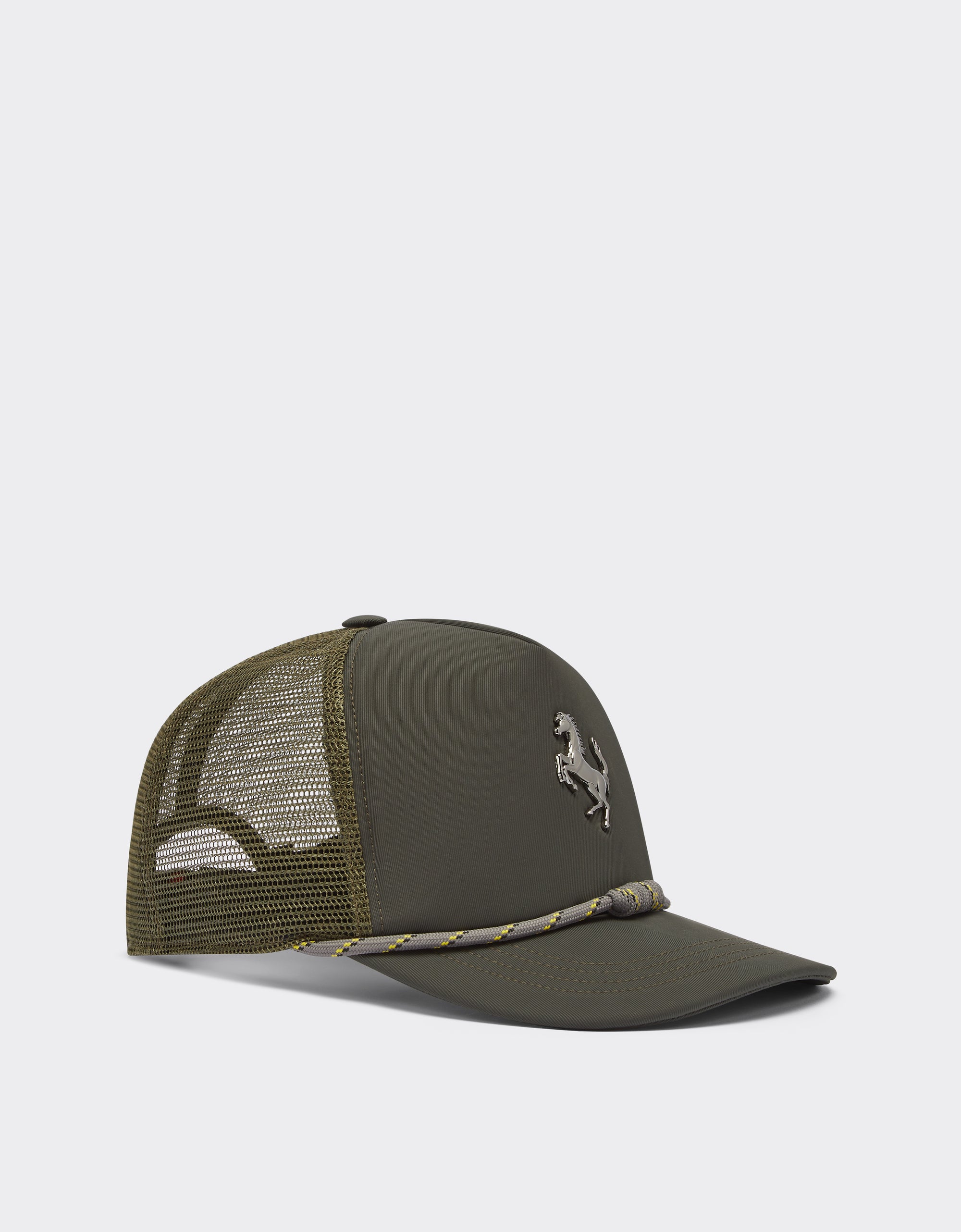 Casquette trucker unisexe avec Cheval cabré - Grigio