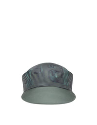 Casquette unisexe avec imprimé Ferrari en soie - Grigio