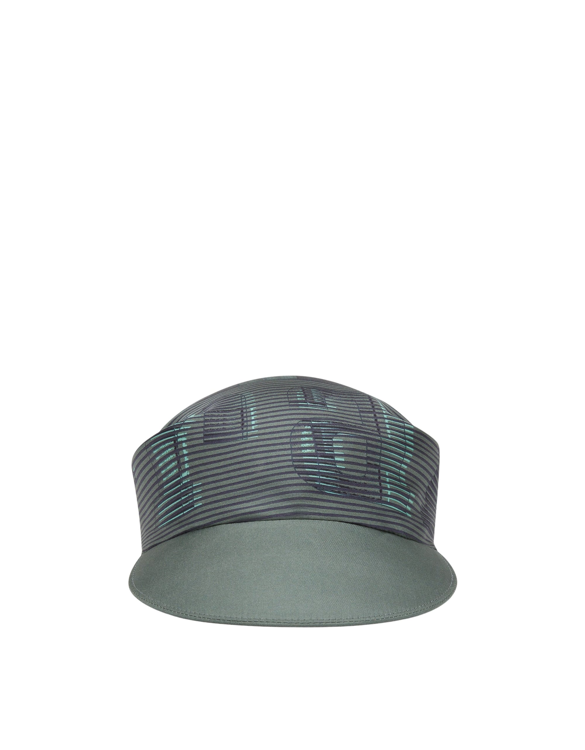 Casquette unisexe avec imprimé Ferrari en soie - Grigio