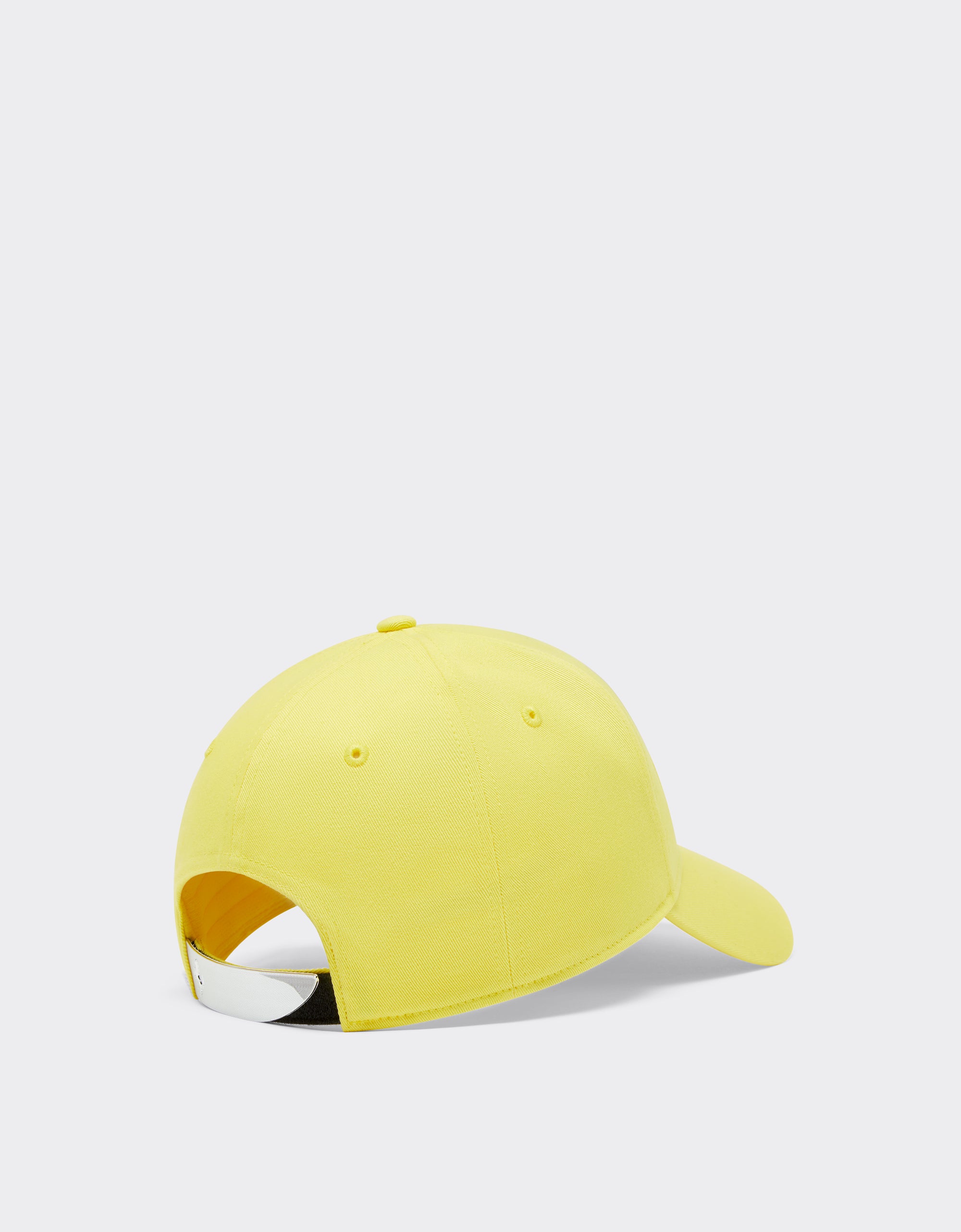 Casquette de baseball unisexe avec logo Ferrari brodé - Giallo Modena