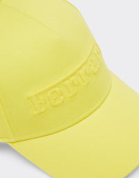 Casquette de baseball unisexe avec logo Ferrari brodé - Giallo Modena