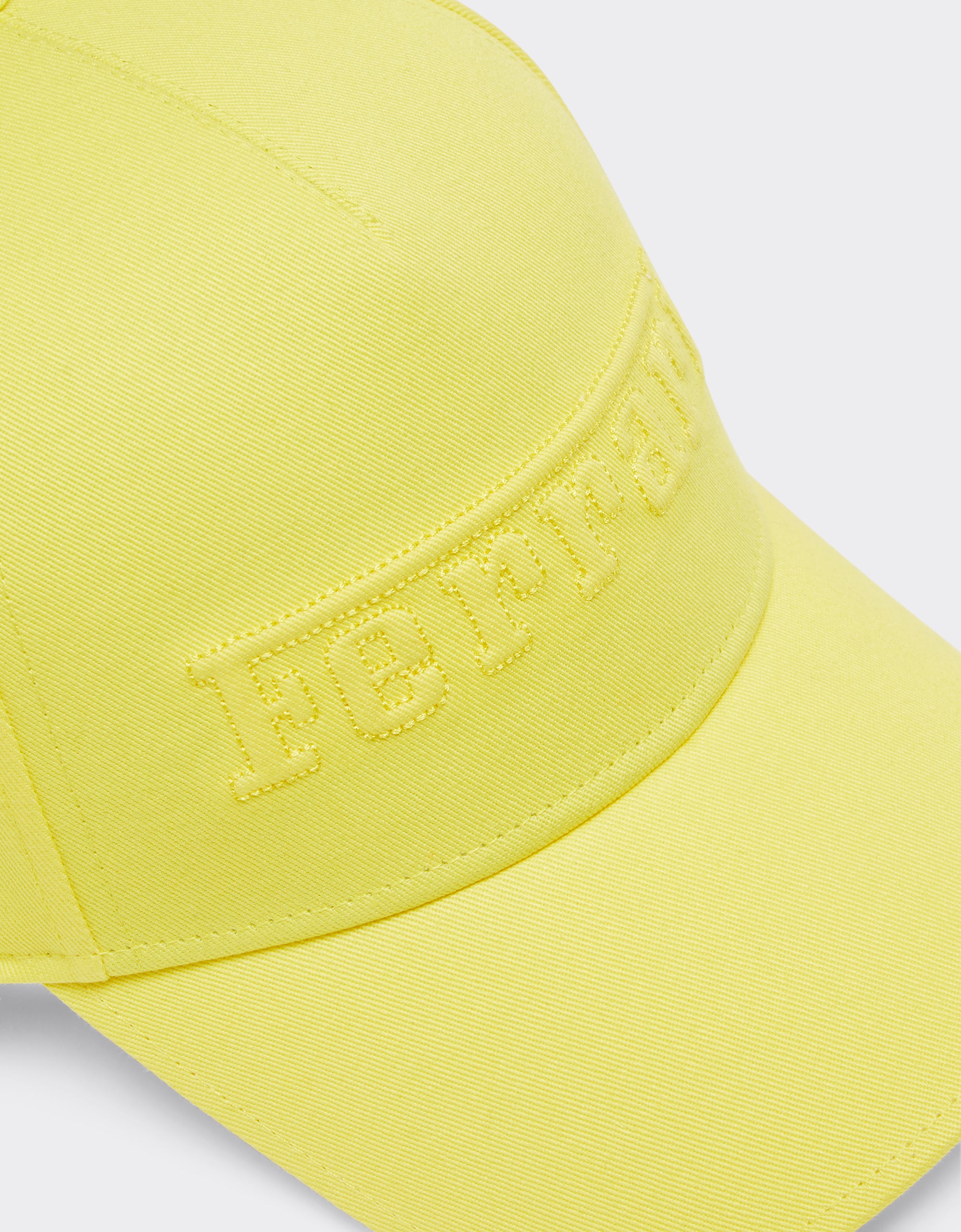 Casquette de baseball unisexe avec logo Ferrari brodé - Giallo Modena
