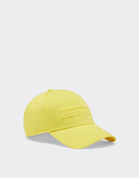 Casquette de baseball unisexe avec logo Ferrari brodé - Giallo Modena