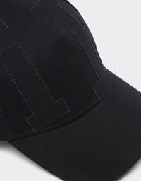 Casquette de baseball unisexe avec broderie - Nero