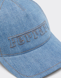 Casquette de baseball unisexe avec broderie - Light Denim