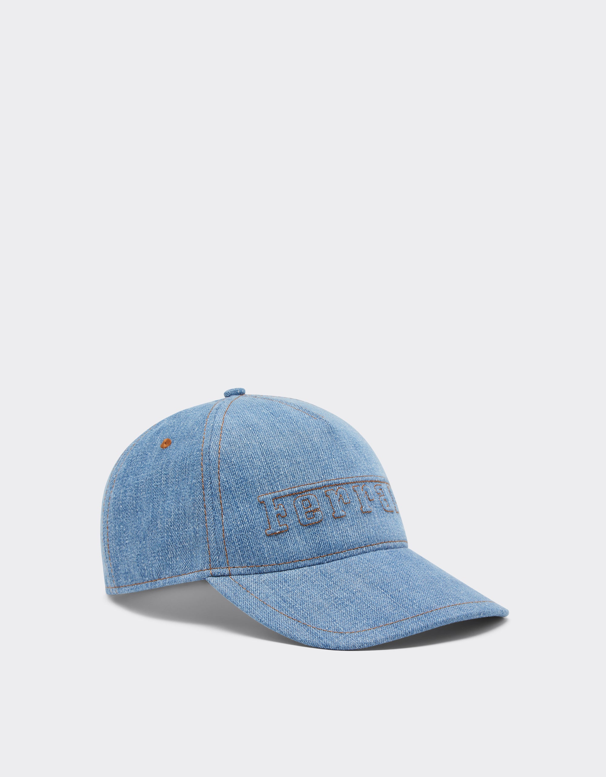 Casquette de baseball unisexe avec broderie - Light Denim