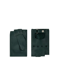 Mitaines de conduite unisexe en cuir nappa - Army