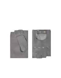Mitaines de conduite unisexe en cuir nappa - Grigio Scuro
