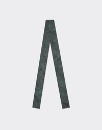 Foulard unisexe Twilly avec logo Ferrari en soie - Grigio